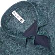 Print Green Shirt : Slim