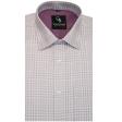 Checks Mauve Shirt : Business