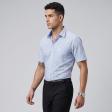 Checks Blue Shirt : Business