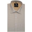 Checks Fawn Shirt : Business
