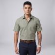 Checks Green Shirt : Business
