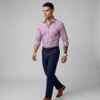 Stripes Purple Shirt : Business