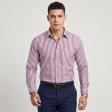 Stripes Purple Shirt : Business