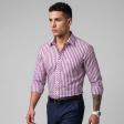 Stripes Purple Shirt : Business