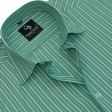 Stripes Green Shirt : Business