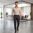 Stripes Brown Shirt : Business