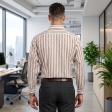 Stripes Brown Shirt : Business