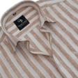 Stripes Brown Shirt : Business