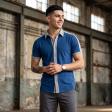 Print Dark Blue T-shirt : Regular