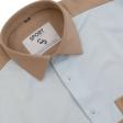 Print Light Blue T-shirt : Regular