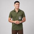 Print Green T-shirt : Regular