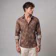 Print Rust Shirt : Party