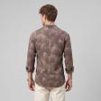Print Rust Shirt : Party