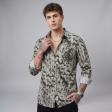 Print Green Shirt : Party