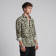 Print Green Shirt : Party