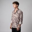Print Peach Shirt : Party