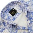 Print Blue Shirt : Party
