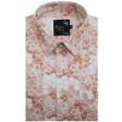 Print Peach Shirt : Party