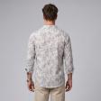 Print Light Gray Shirt : Slim