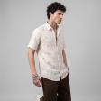 Print Cream Shirt : Party
