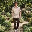 Print Rust Shirt : Party