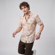 Print Rust Shirt : Party