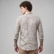 Print Gray Shirt : Party