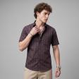 Checks Maroon Shirt : Ditto