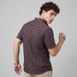 Checks Maroon Shirt : Ditto