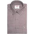 Checks Maroon Gray Shirt : Ditto