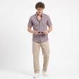 Checks Maroon Gray Shirt : Ditto