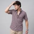 Checks Maroon Gray Shirt : Ditto