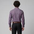 Checks Mauve Shirt : Business