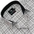 Checks White Shirt : Business