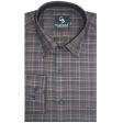 Checks Brown Shirt : Business