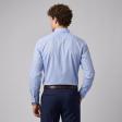 Self Design Blue Shirt : Business