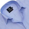 Self Design Blue Shirt : Business