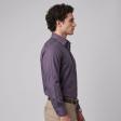 Self Design Purple Shirt : Business