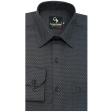 Self Design Dark Gray Shirt : Business