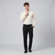 Plain Cream Shirt : Business