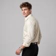 Plain Cream Shirt : Business
