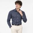 Plain Navy Blue Shirt : Business