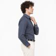 Plain Navy Blue Shirt : Business