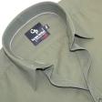 Plain Bottle Green Shirt : Business