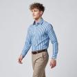 Stripes Navy Blue Shirt : Business