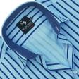 Stripes Navy Blue Shirt : Business