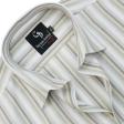 Stripes Light Gray Shirt : Business