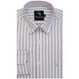 Stripes Purple Shirt : Business
