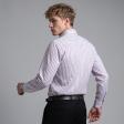 Stripes Purple Shirt : Business