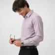 Plain Mauve Shirt : Business